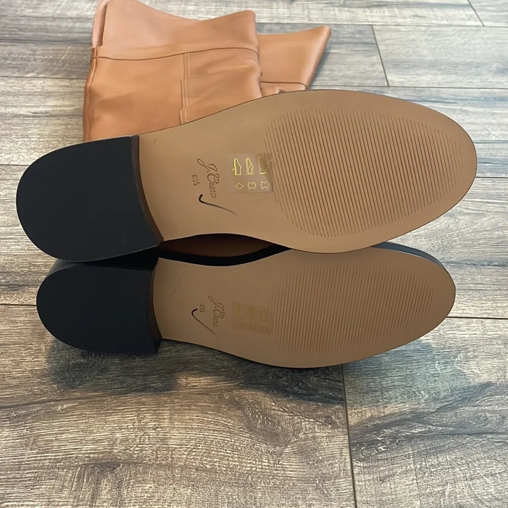 J. Crew Leather over-the-knee riding boots Item BA769 - Picture 2 of 5